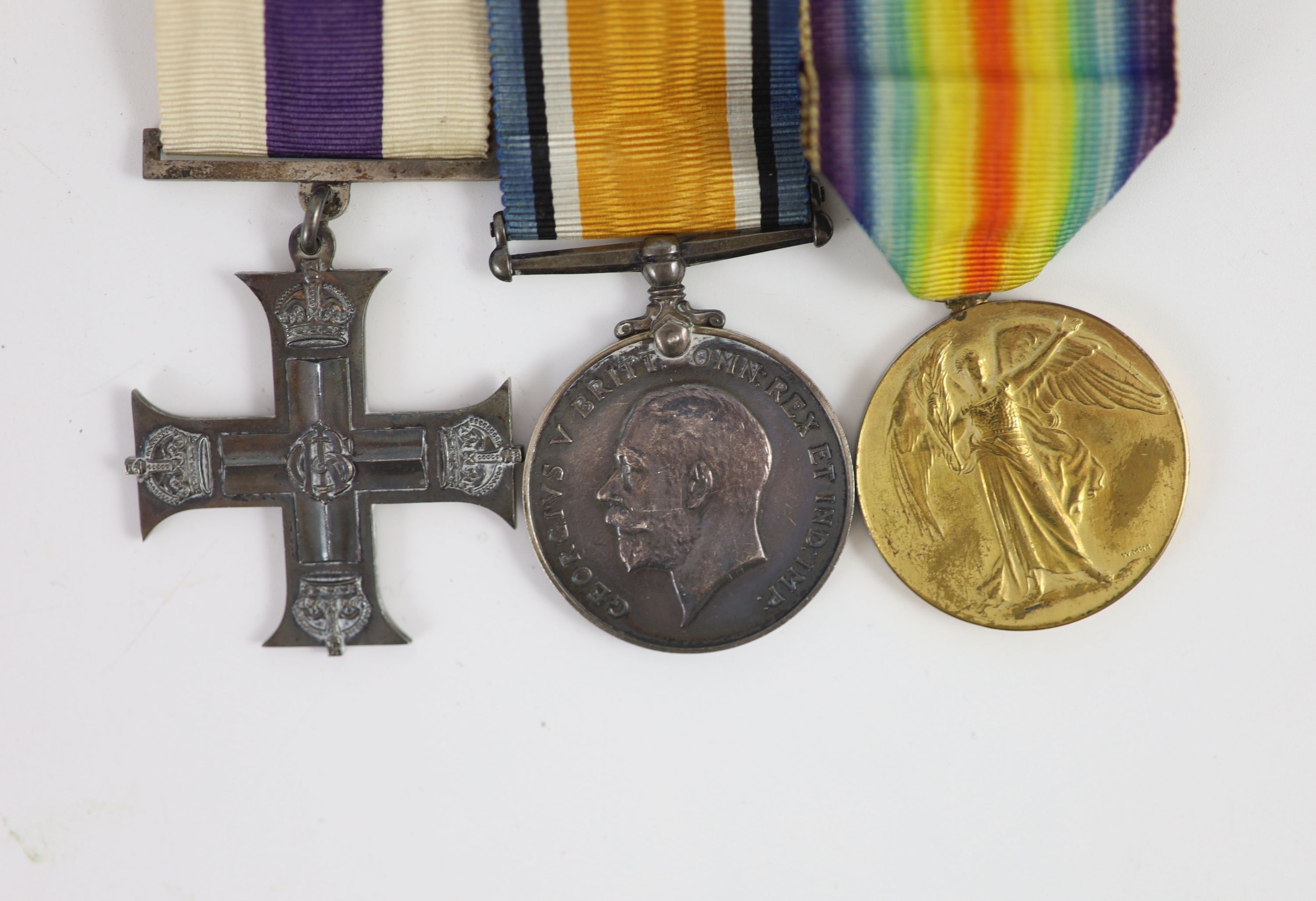 A Great War MC group of three to 146970 Lieutenant J. G. Duncan, Royal Scots Regiment